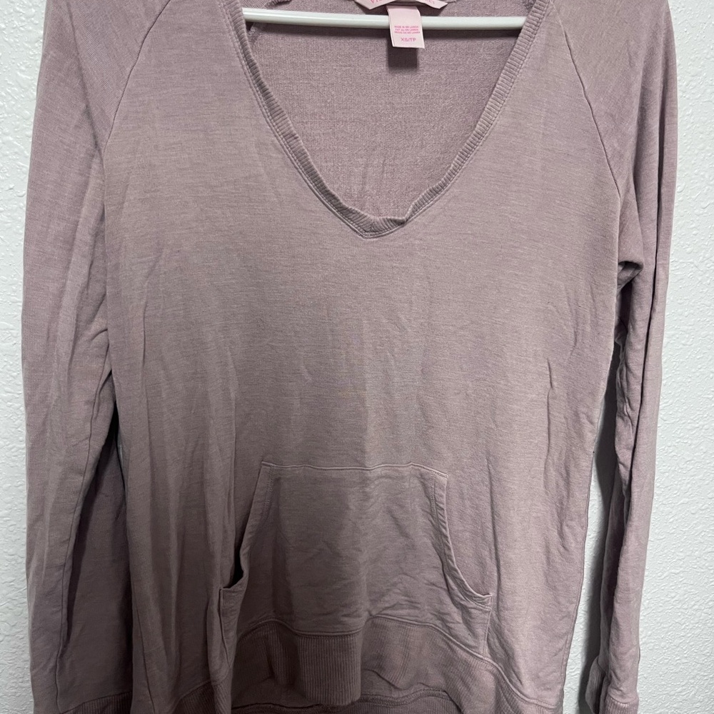Victoria's Secret Brown Long Sleeve Fitted Hoodie